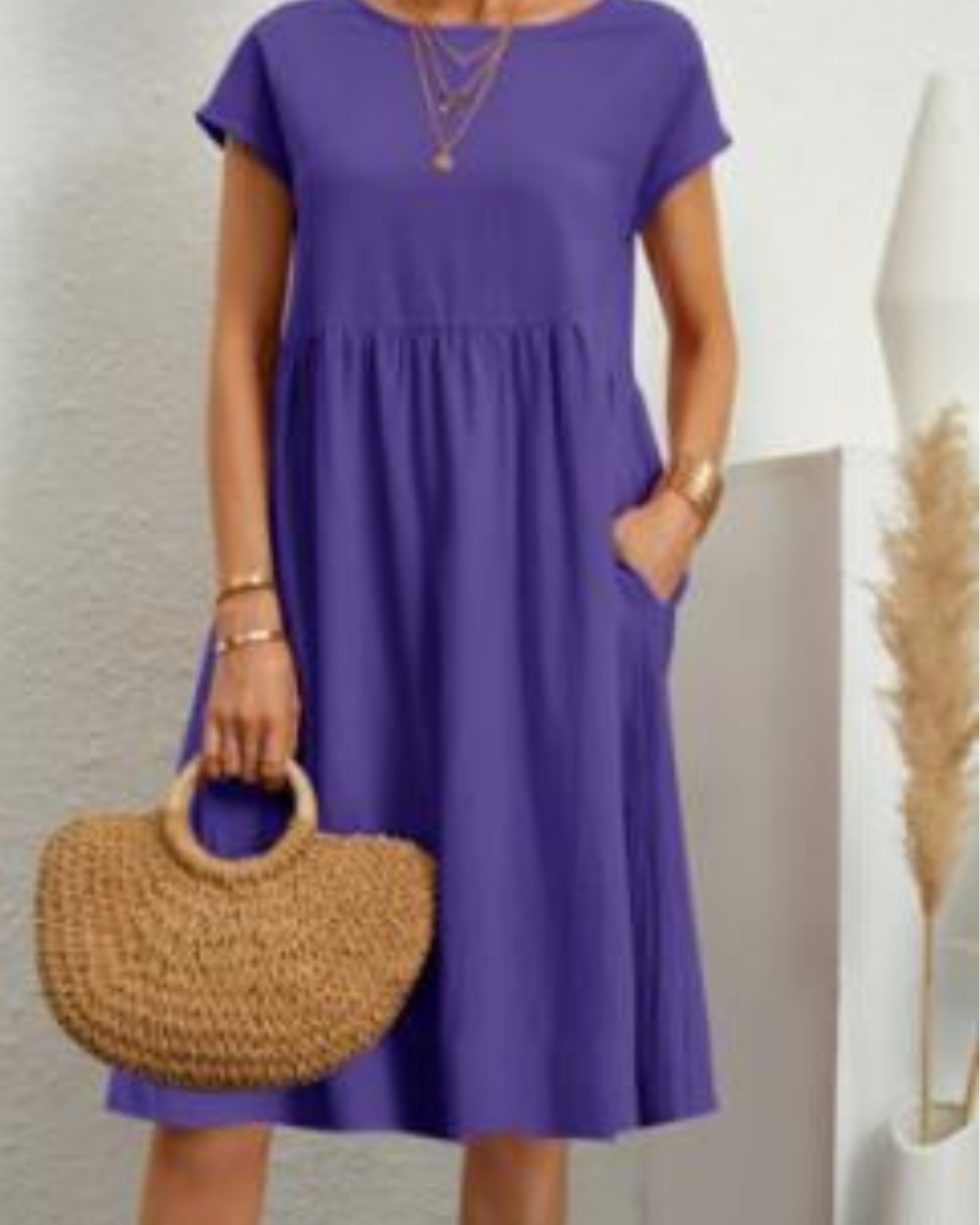 Abito Midi Donna Estivo Stile Italiano