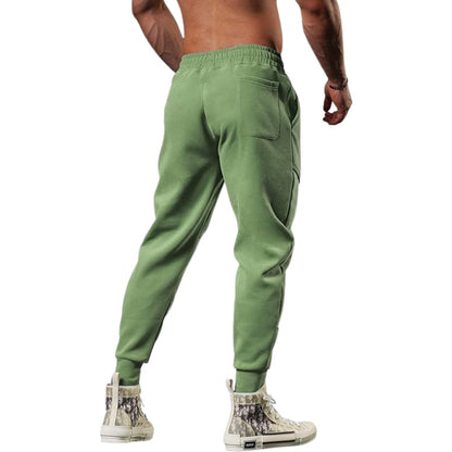 Pantaloni Jogging Uomo Fleece Leggero Cargo Taglio Tapered