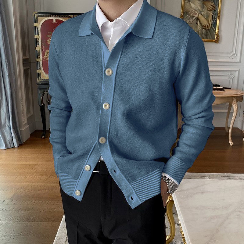 Giacca Uomo Casual con Bottoni Vestibilità Comoda