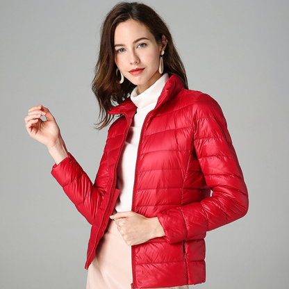 Giacca Donna Leggera Piumino Idrorepellente Calda