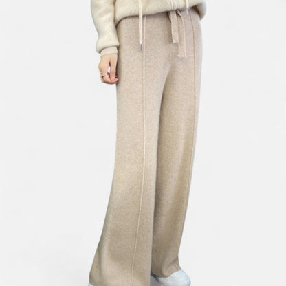 Pantaloni Donna in Tessuto Morbido Vestibilità Comoda