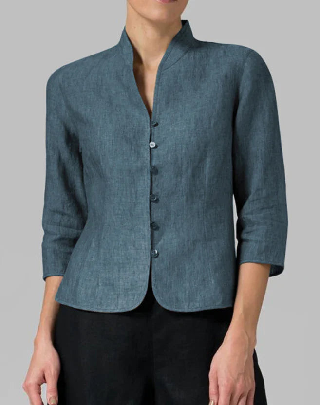 Giacca Donna Collo Alto Manica Leggera
