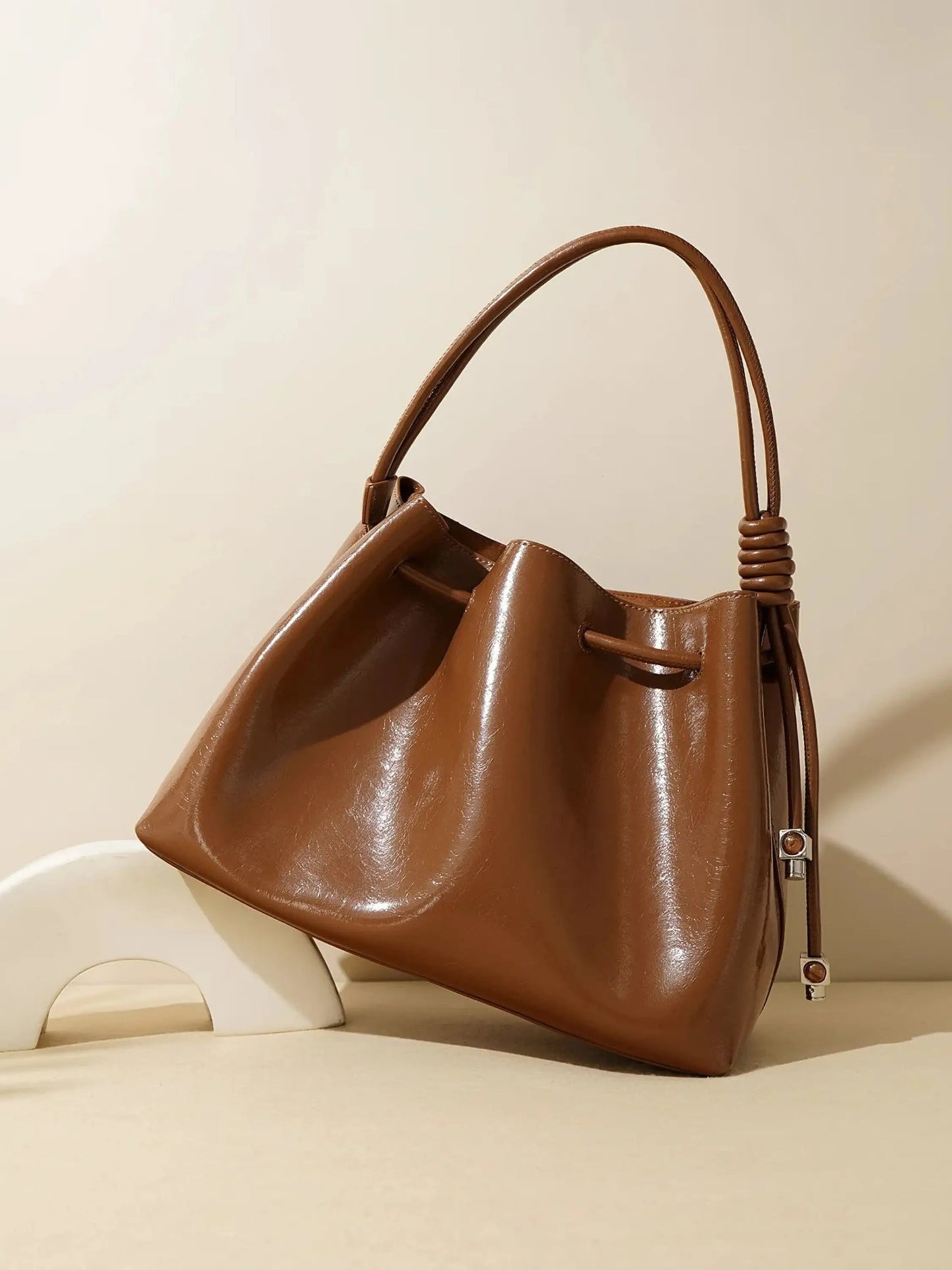 Borsa Donna con Chiusura a Coulisse Lucida