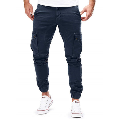 Pantaloni Cargo Uomo in Cotone con Tasche Comodi Stile Urbano