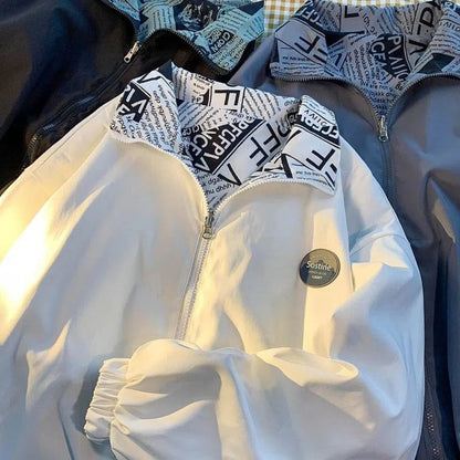 Giacca Donna Reversibile con Stampa Design Slim