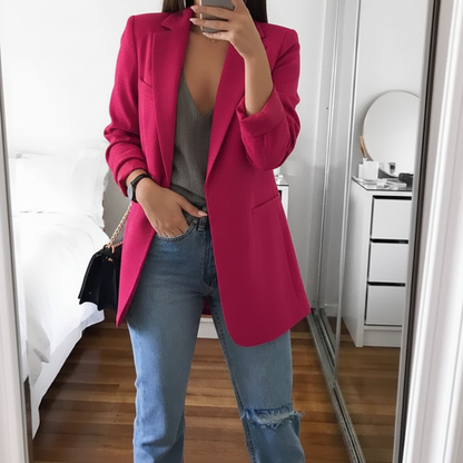 Blazer Donna Elegante per Ufficio Classico