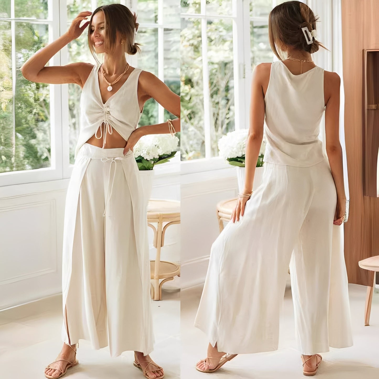 Completo Due Pezzi Donna Vestibilità Comoda