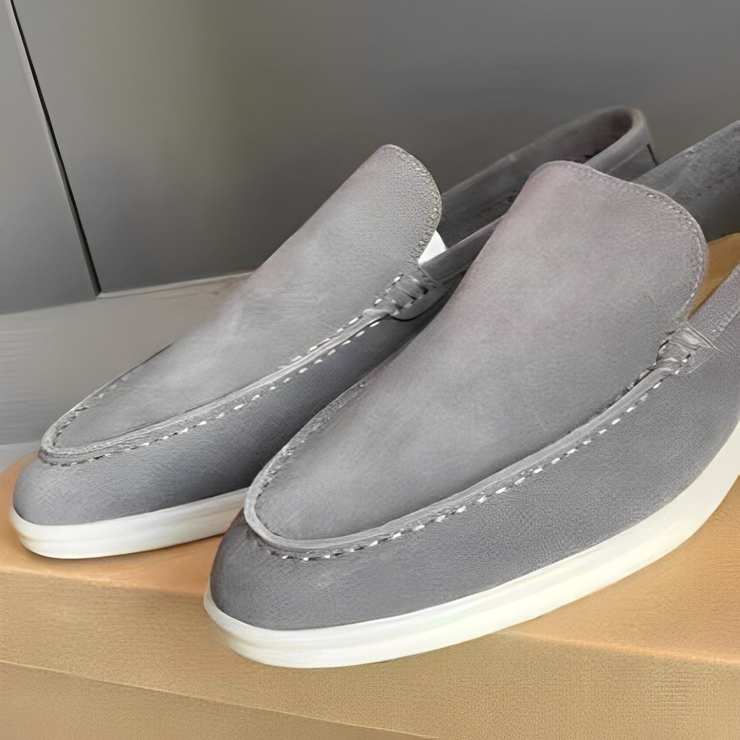 Scarpe Uomo in Pelle Scamosciata Classiche