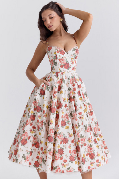 Abito Donna Linea A Gonna e Corsetto Slim