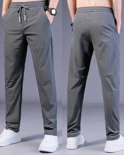 Pantaloni Uomo Tessuto Lunghi Regular