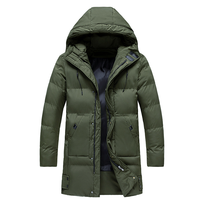 Parka Uomo Impermeabile con Cappuccio Taglio Regular