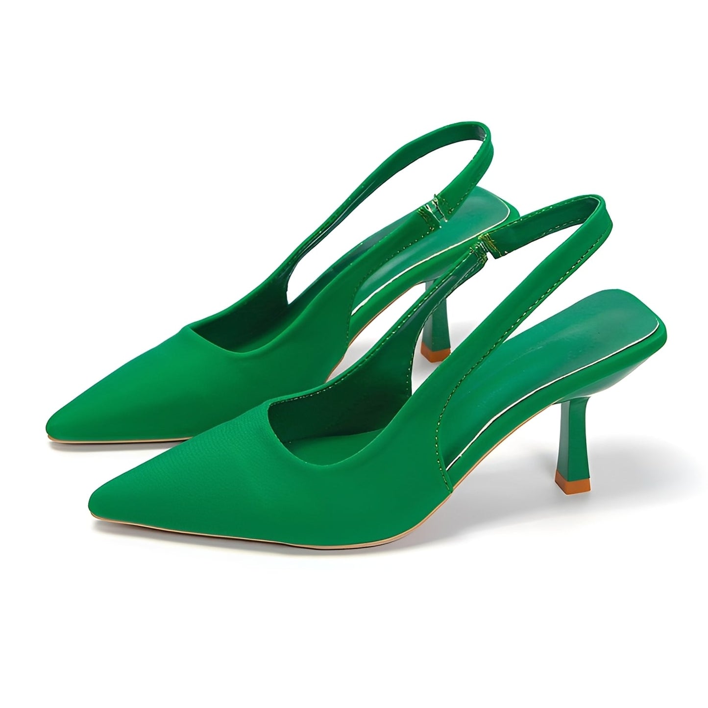 Décolleté Donna Slingback Tacco Alto Elegante