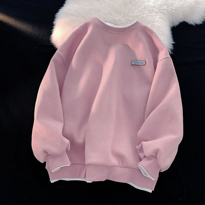 Felpa Donna Girocollo Manica Lunga Regular Fit