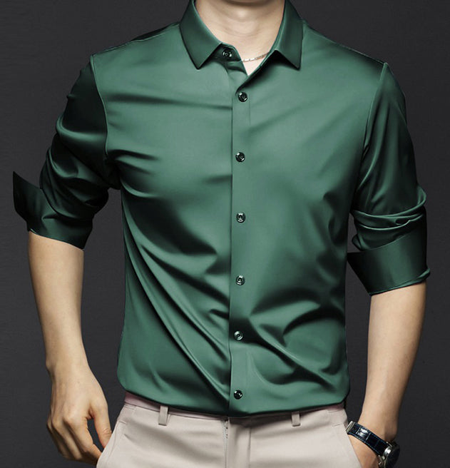 Camicia Uomo Antipiega Manutenzione Facile Comfort
