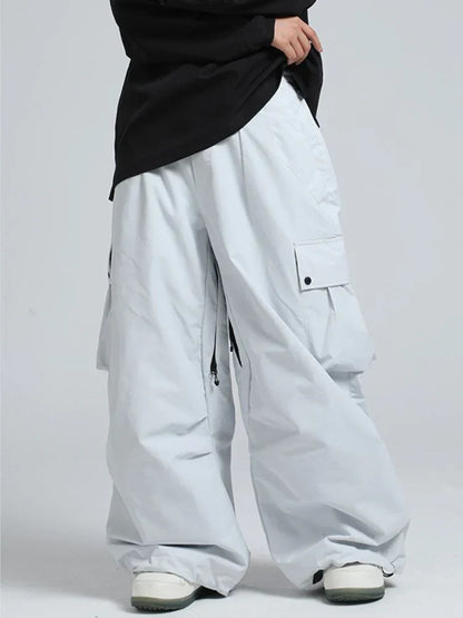 Pantaloni Uomo Invernali Tessuto Termico Vestibilità Ampia
