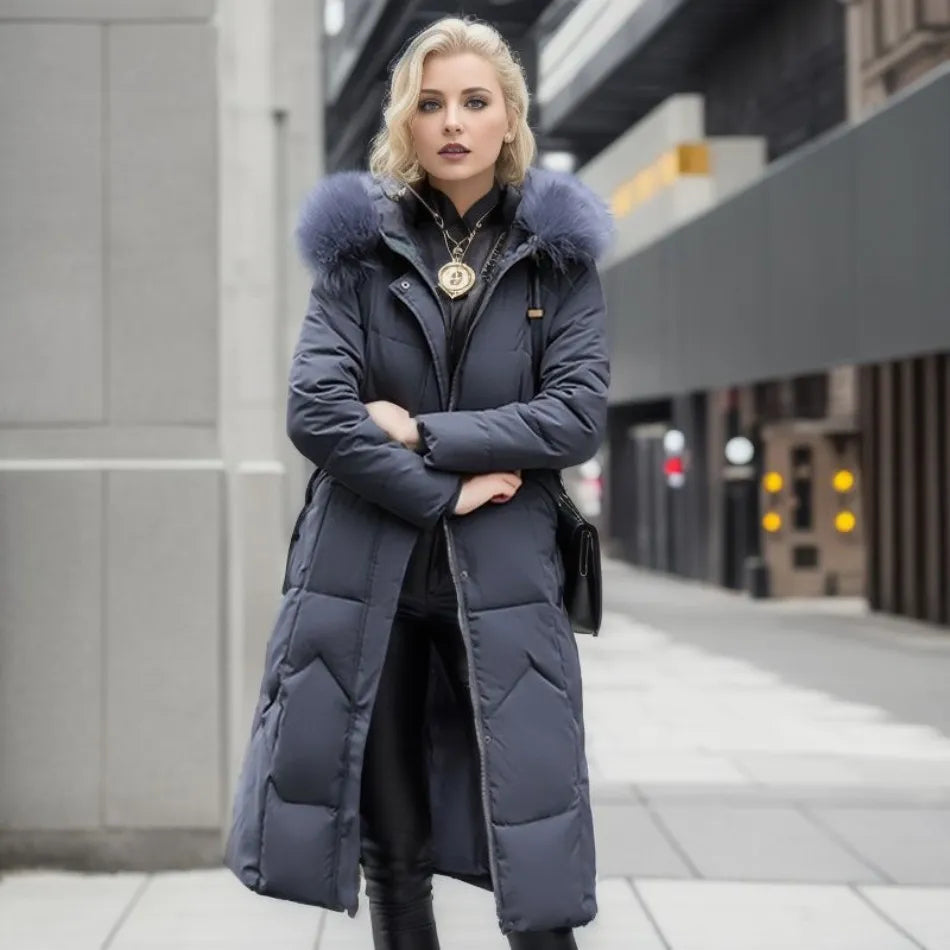Giacca Invernale Donna Imbottita Stile Classico Calda