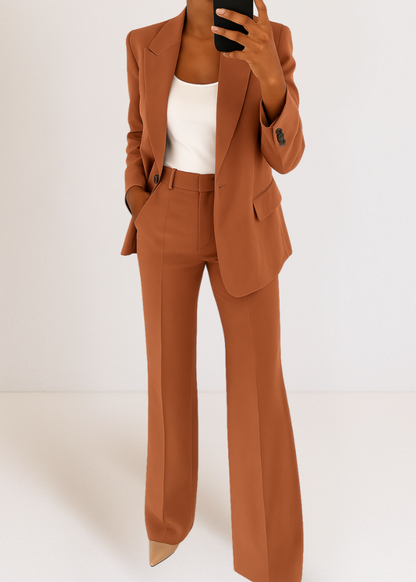 Completo Donna Due Pezzi e Pantaloni Regular Fit
