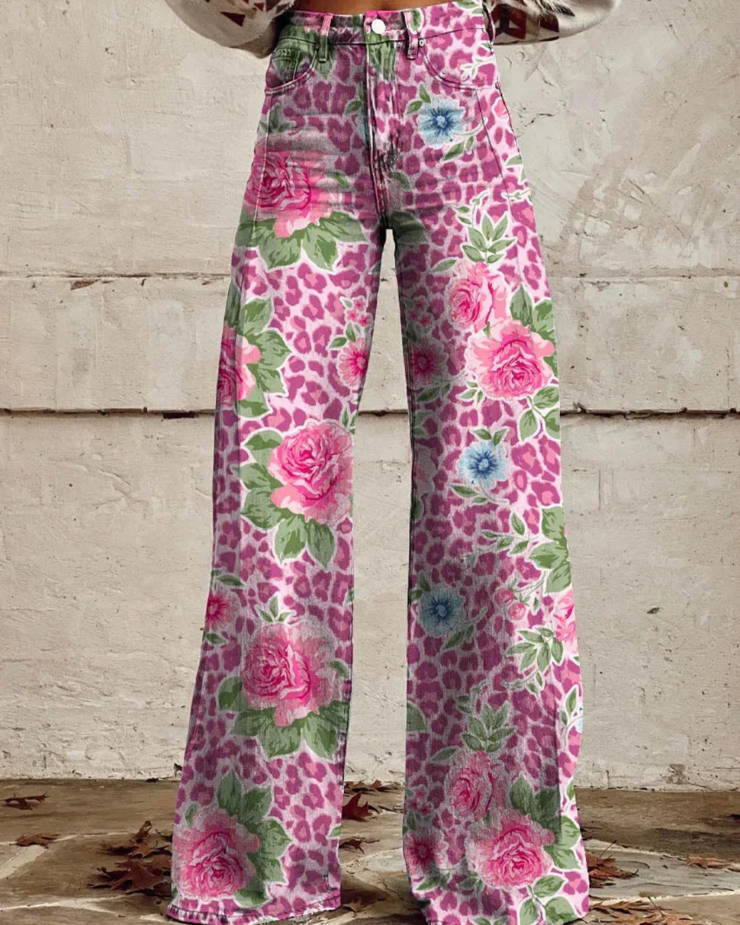 Pantaloni Baggy Donna Vestibilità Ampia