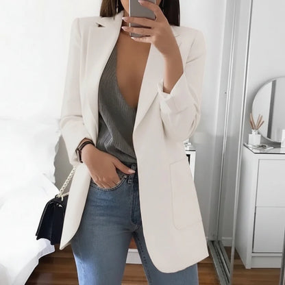 Blazer Donna Elegante per Ufficio Classico