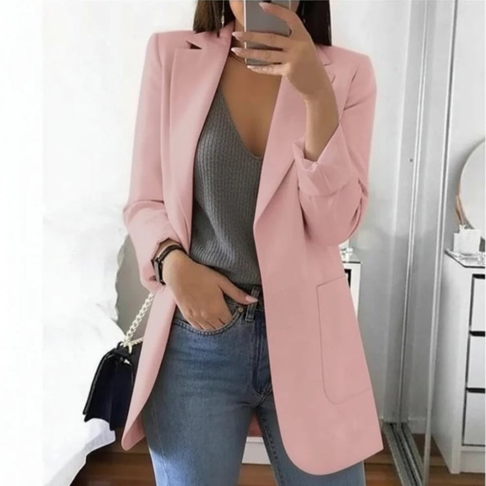 Blazer Donna Elegante per Ufficio Classico
