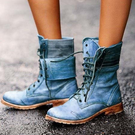Stivaletti Donna Urban Pelle Tacco Basso Classico