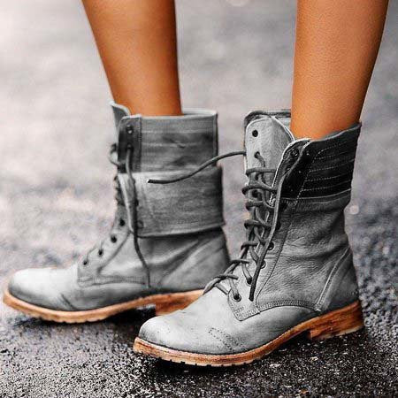 Stivaletti Donna Urban Pelle Tacco Basso Classico
