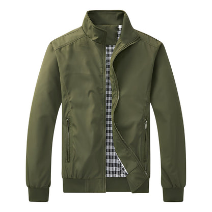 Giacca Uomo con Chiusura Lampo Moderna