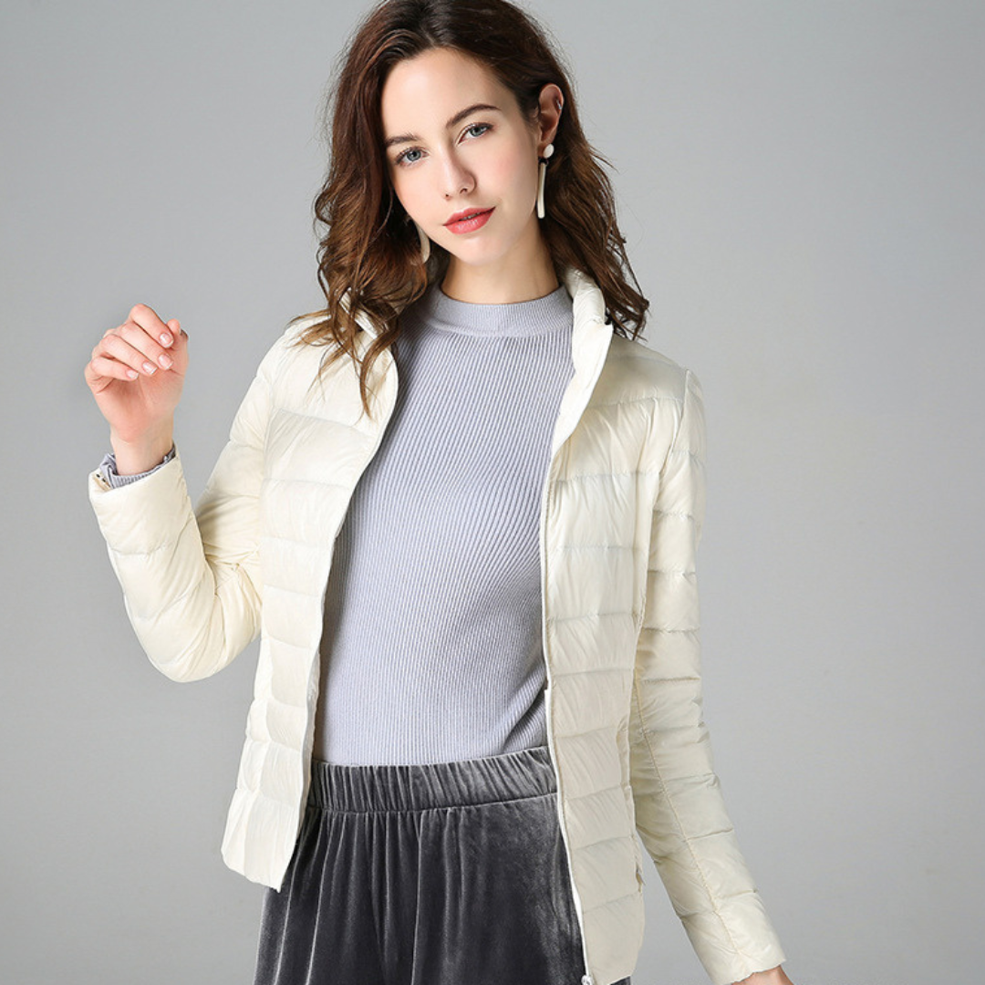 Giacca Donna Leggera Piumino Idrorepellente Calda