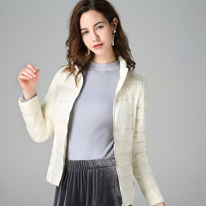 Giacca Donna Leggera Piumino Idrorepellente Calda