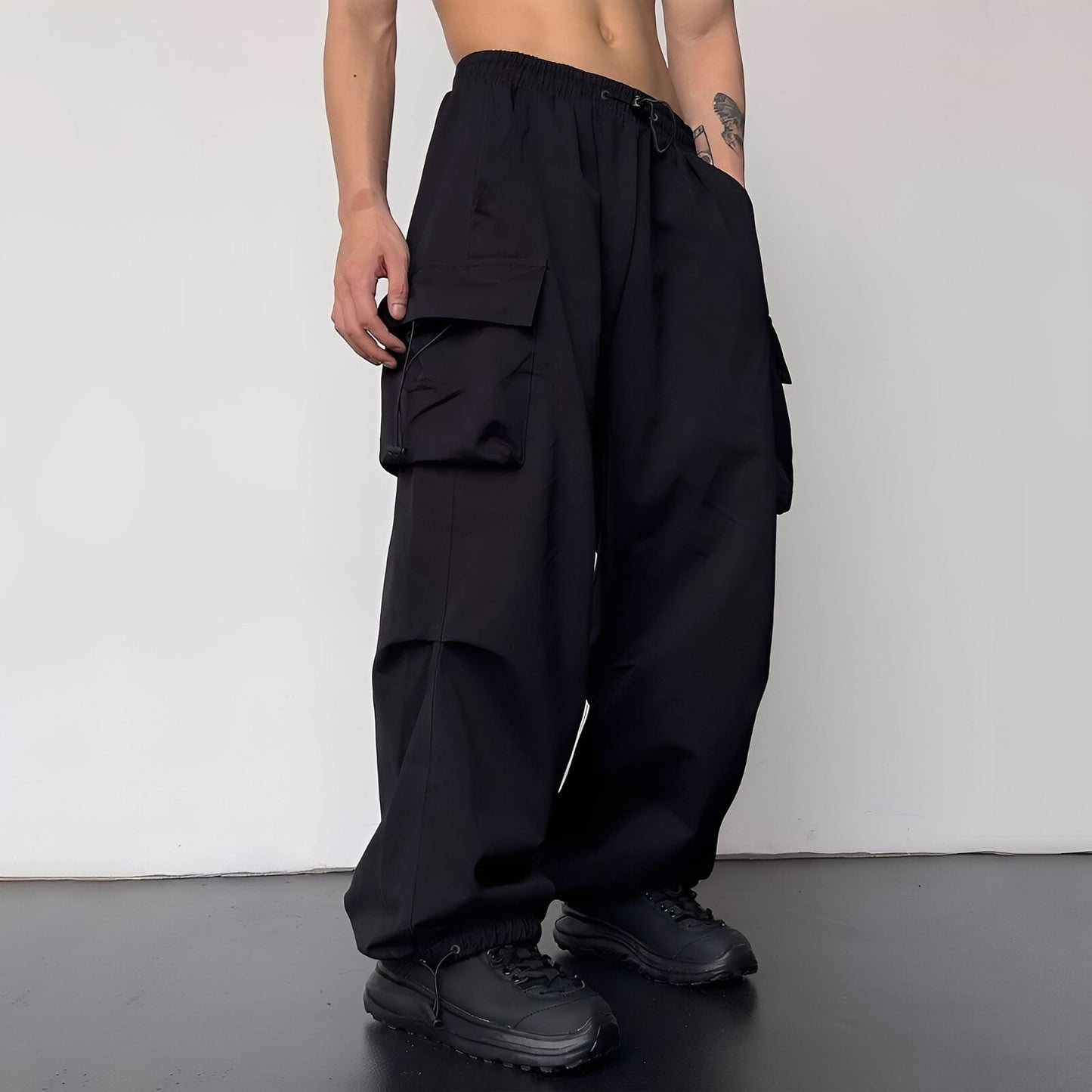 Pantaloni Cargo Uomo Baggy Comodi Trendy