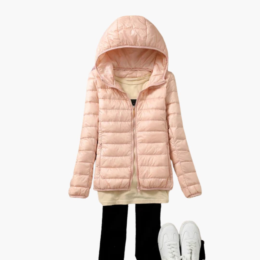 Giacca Donna Ultraleggera Imbottitura Piuma Calda