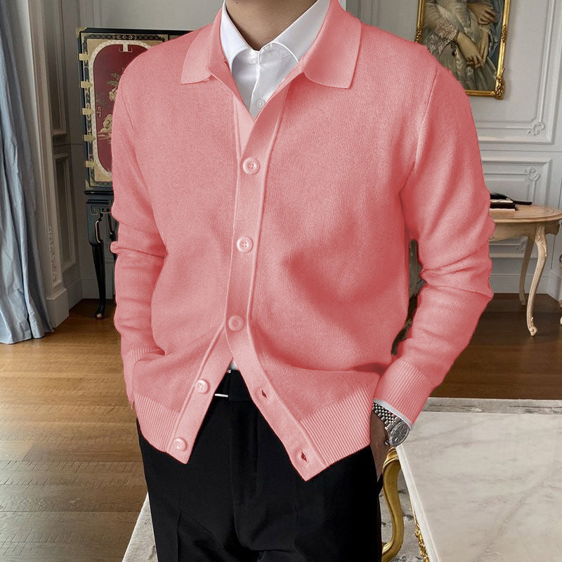 Giacca Uomo Casual con Bottoni Vestibilità Comoda