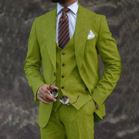 Completo Uomo Tre Pezzi Slim con Colletto - Brentozzi