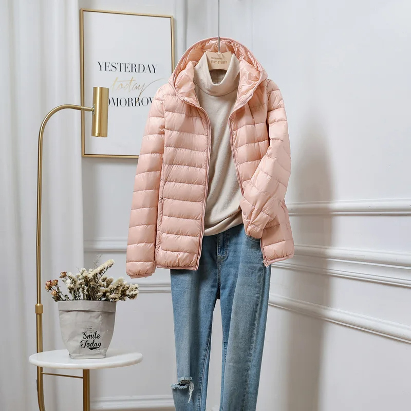 Piumino Donna con Cappuccio e Chiusura Zip - Brentozzi