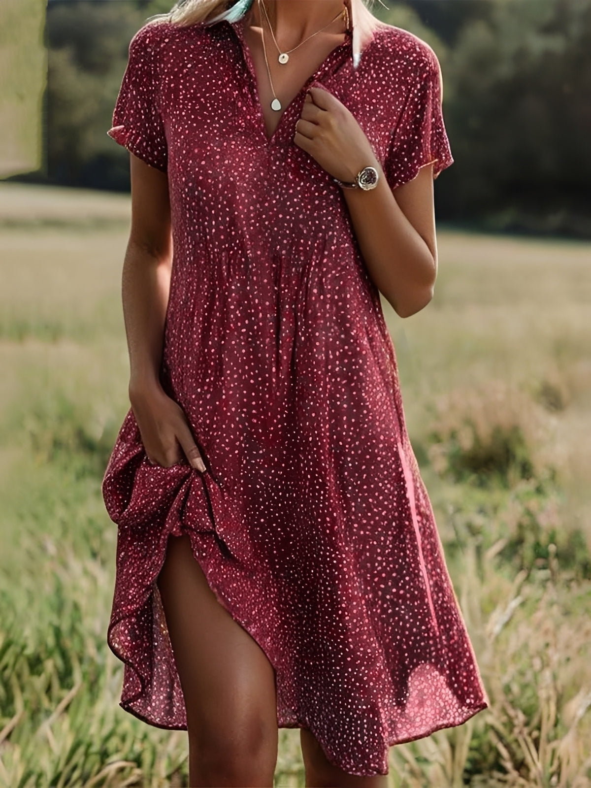 Abito Etico Donna con Maniche Stile Elegante