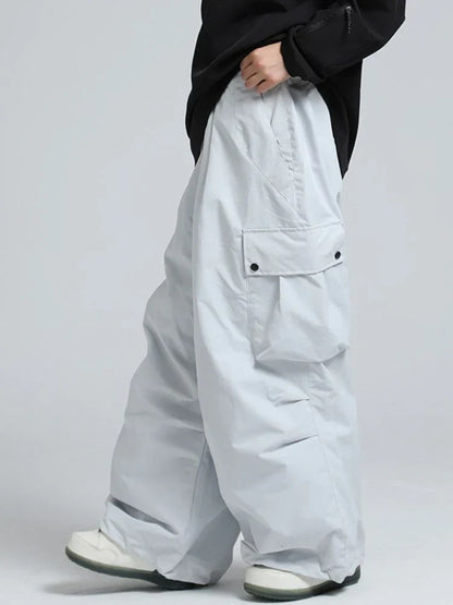 Pantaloni Uomo Invernali Tessuto Termico Vestibilità Ampia