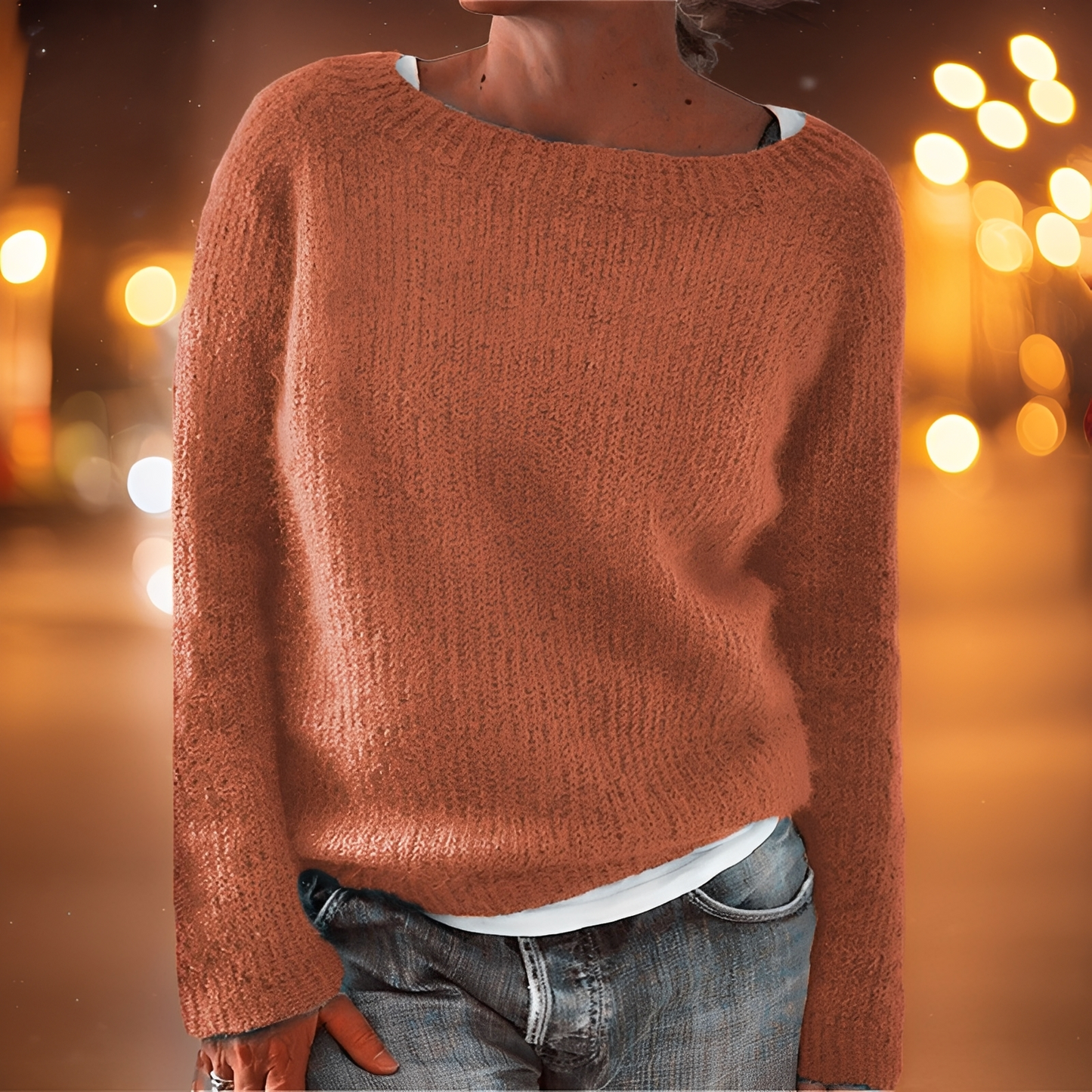 Pullover Donna in Lana Vestibilità Regular