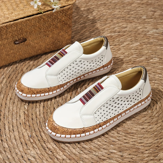 Scarpe Slip-On Donna Forate Casual - Brentozzi
