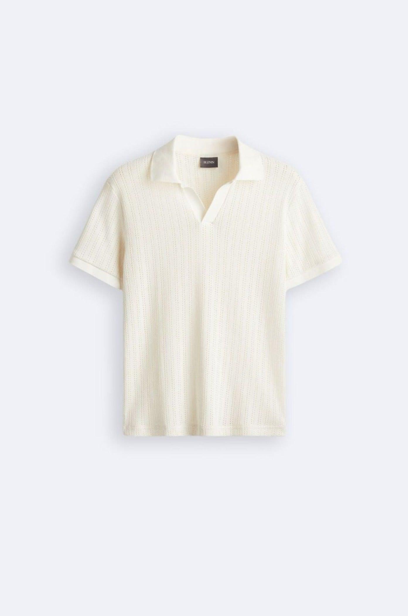 Polo Uomo Maglia Lavorata Stile Elegante - Brentozzi
