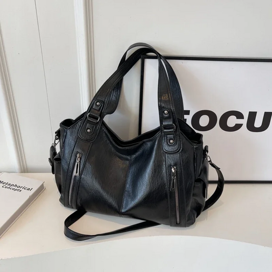 Borsa Donna con Zip Stile Elegante Spalla - Brentozzi