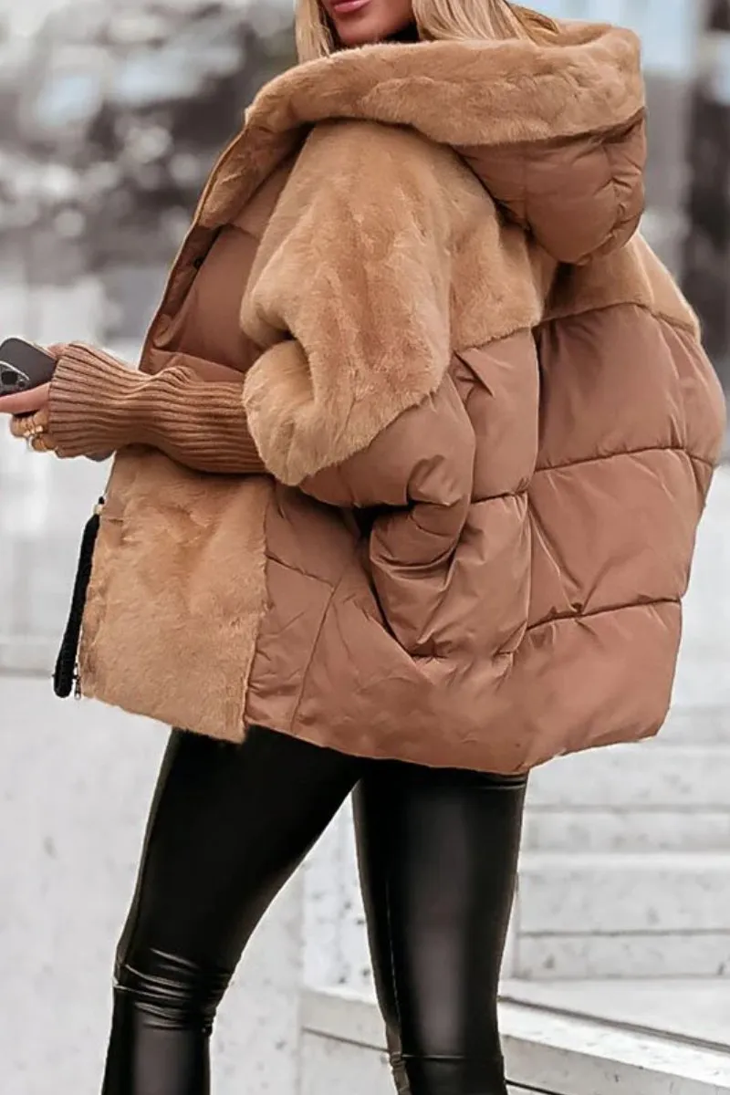 Giacca Bomber Donna con Cappuccio Taglio Moda - Brentozzi