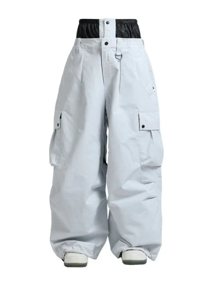 Pantaloni Uomo Invernali Tessuto Termico Vestibilità Ampia
