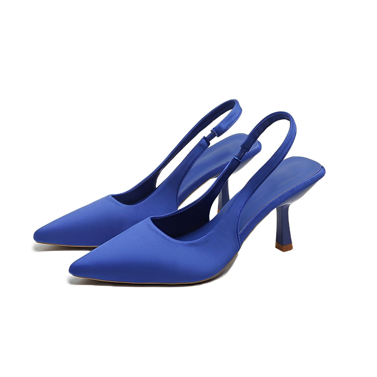 Décolleté Donna Slingback Tacco Alto Elegante