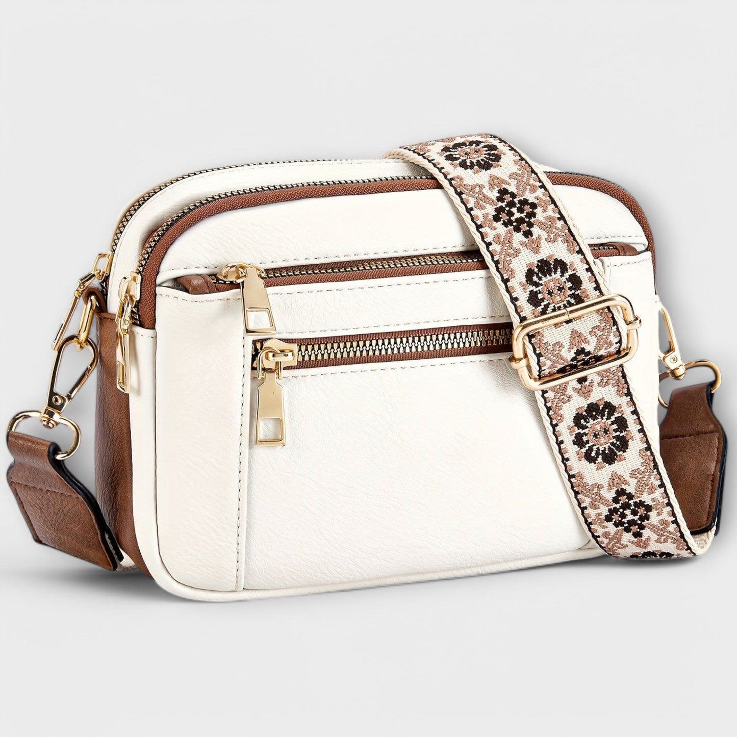 Borsa Tracolla Donna Design Compatto Cinturino Regolabile