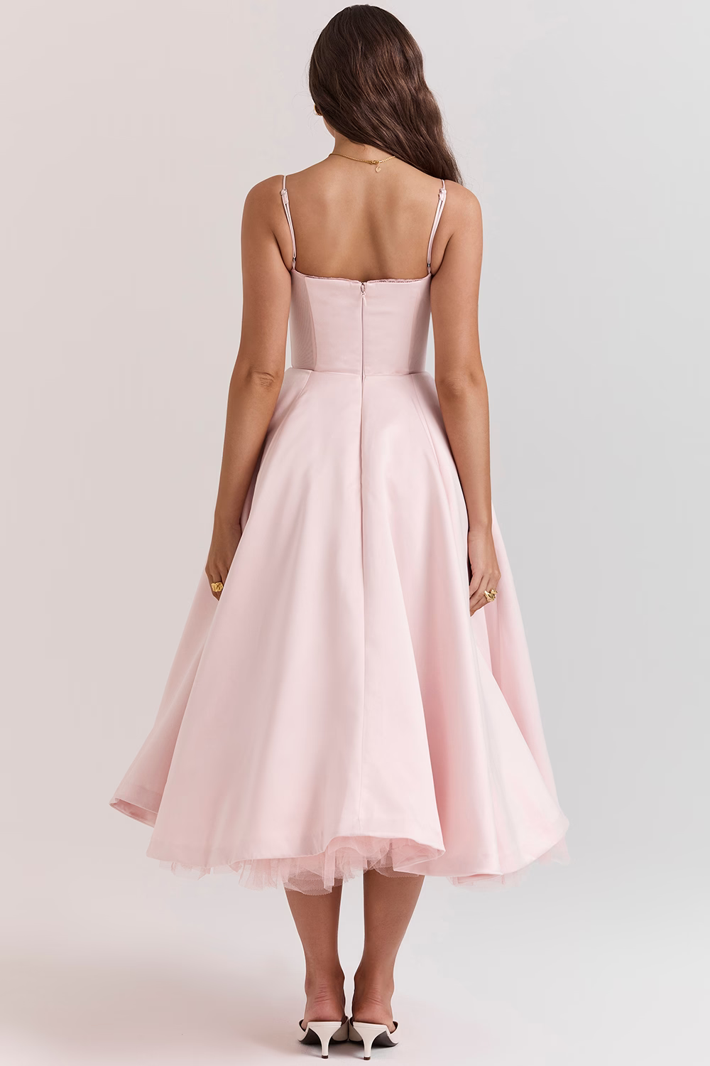 Abito Donna Linea A Gonna e Corsetto Slim