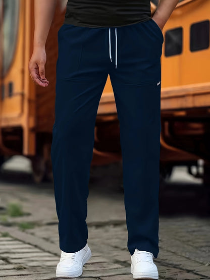 Pantaloni Jogging Uomo Comodi Vestibilità Regular