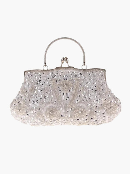 Borsa Donna Vintage Ricamata Stile Classico