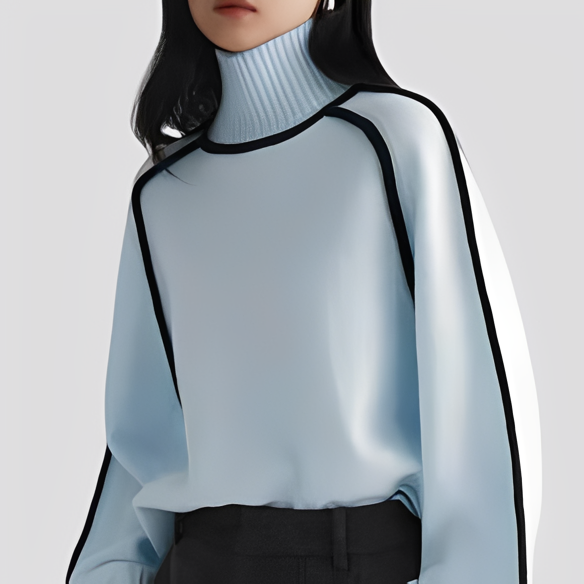 Maglione Dolcevita Donna Morbido e Comodo