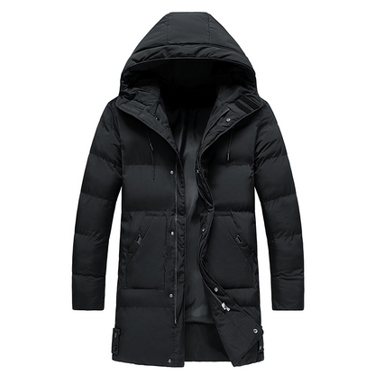 Parka Uomo Impermeabile con Cappuccio Taglio Regular