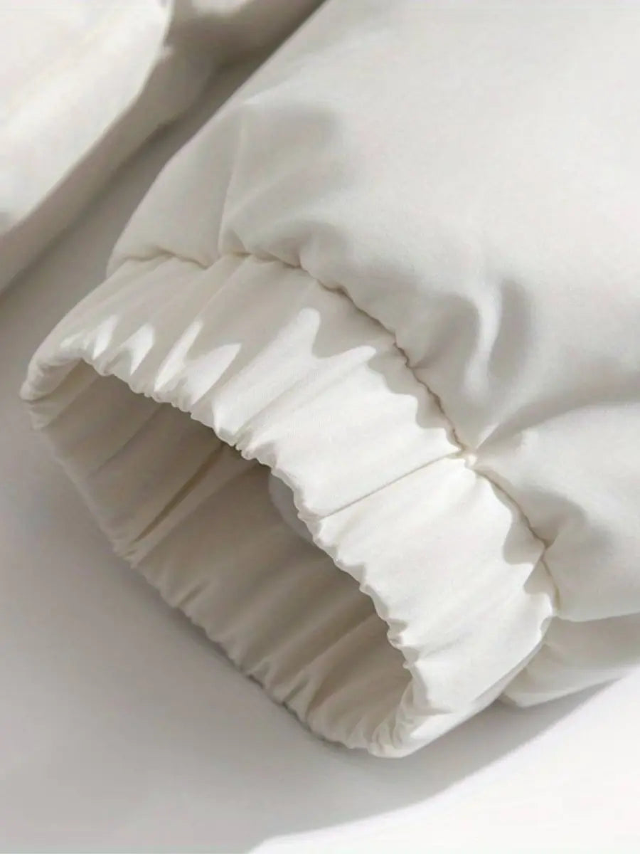 Giacca Invernale Donna con Zip e Cappuccio Calda